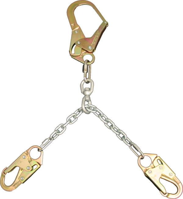 324-CSZ 2 Ft. chain positioning assembly,with swivel Yellow by FrenchCreek Production