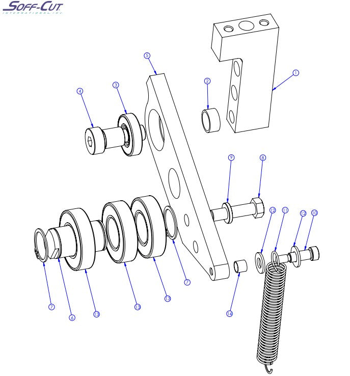 Pump Idler Pulley Assembly parts-GX4200 By Husqvarna