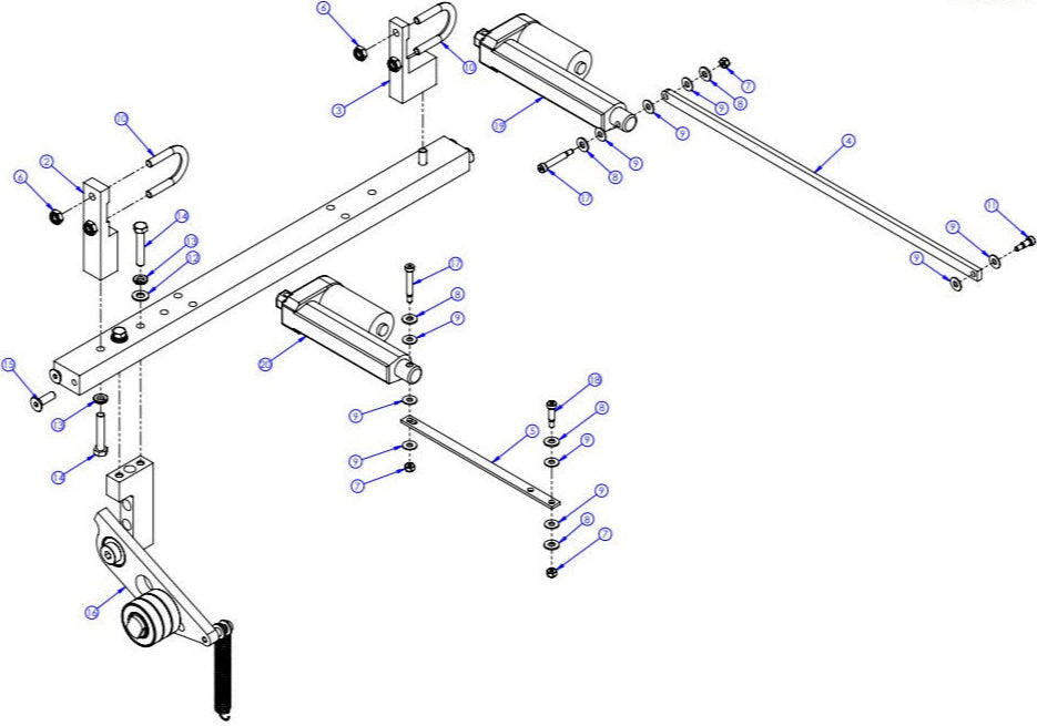 Pump Cross Bar Assembly parts-GX4200 By Husqvarna