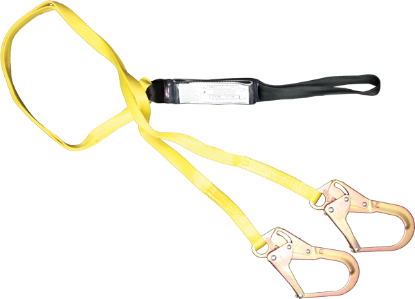 344A Choker energy absorbing lanyard Yellow by FrenchCreek Production