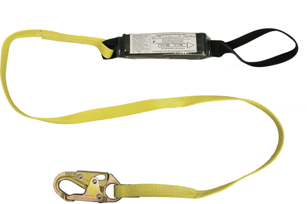 350A Choker energy absorbing lanyard Yellow by FrenchCreek Production
