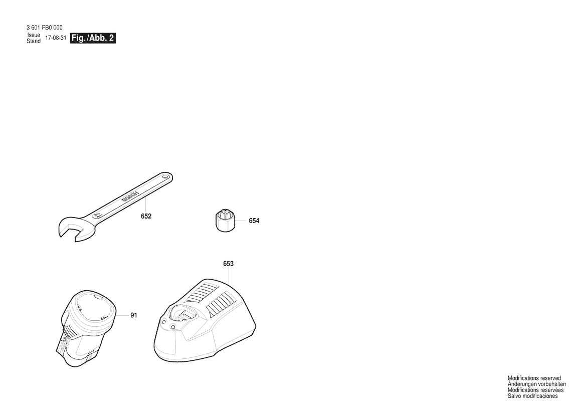 3601FB0010 Bosch Router Parts Diagram