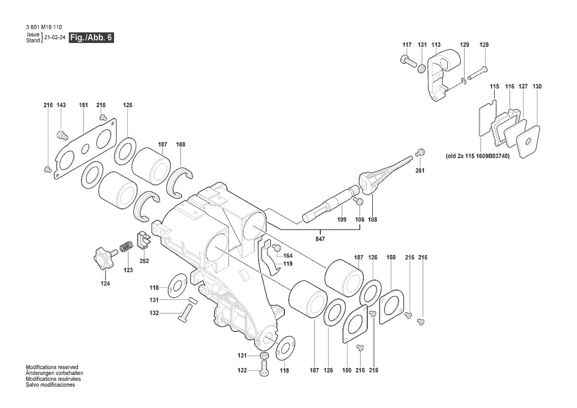 CM8S Bosch 8-1 Bosch Miter Saw Parts Diagram