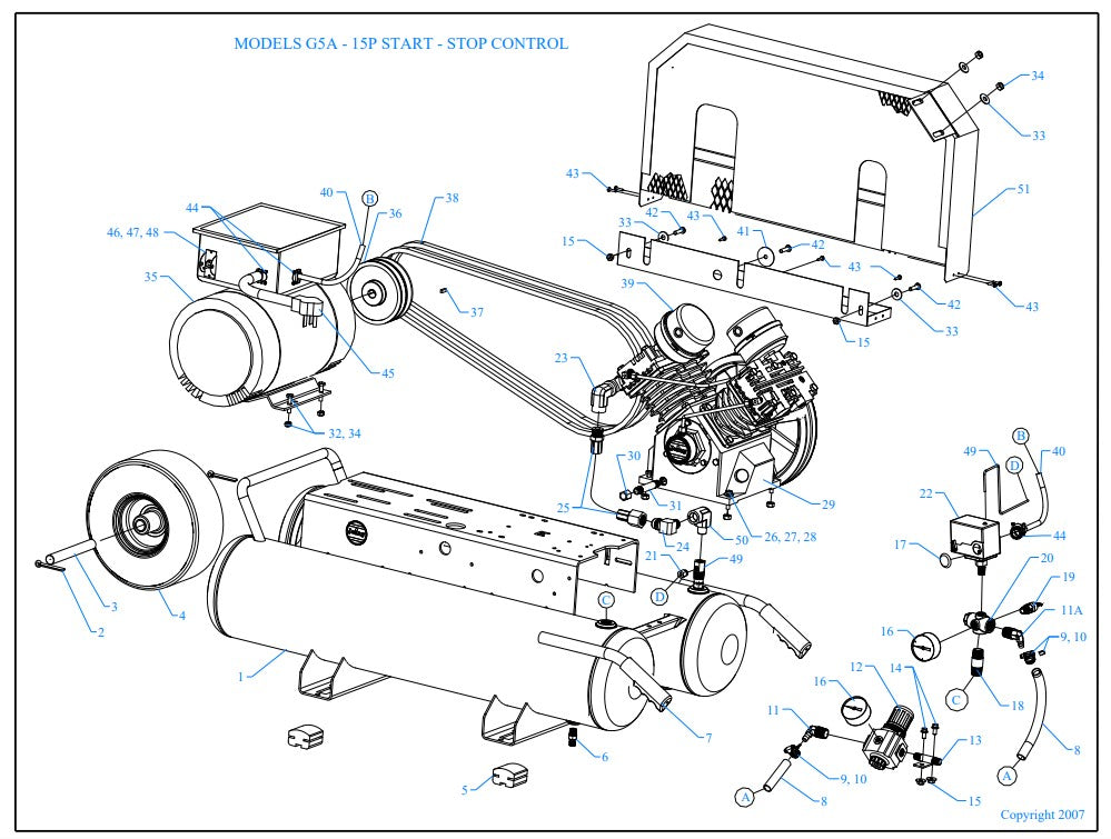 G5A-15P-SSC Assembly Parts By Jenny
