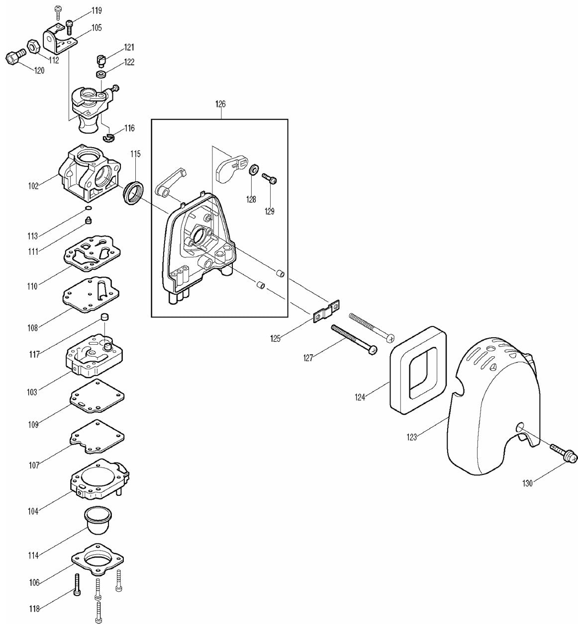 RBC321 String Trimmer Assembly Part 3 by Makita