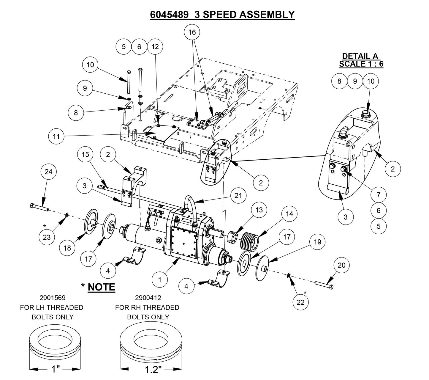 CC4120 /30EXL-3 3 Speed Assembly