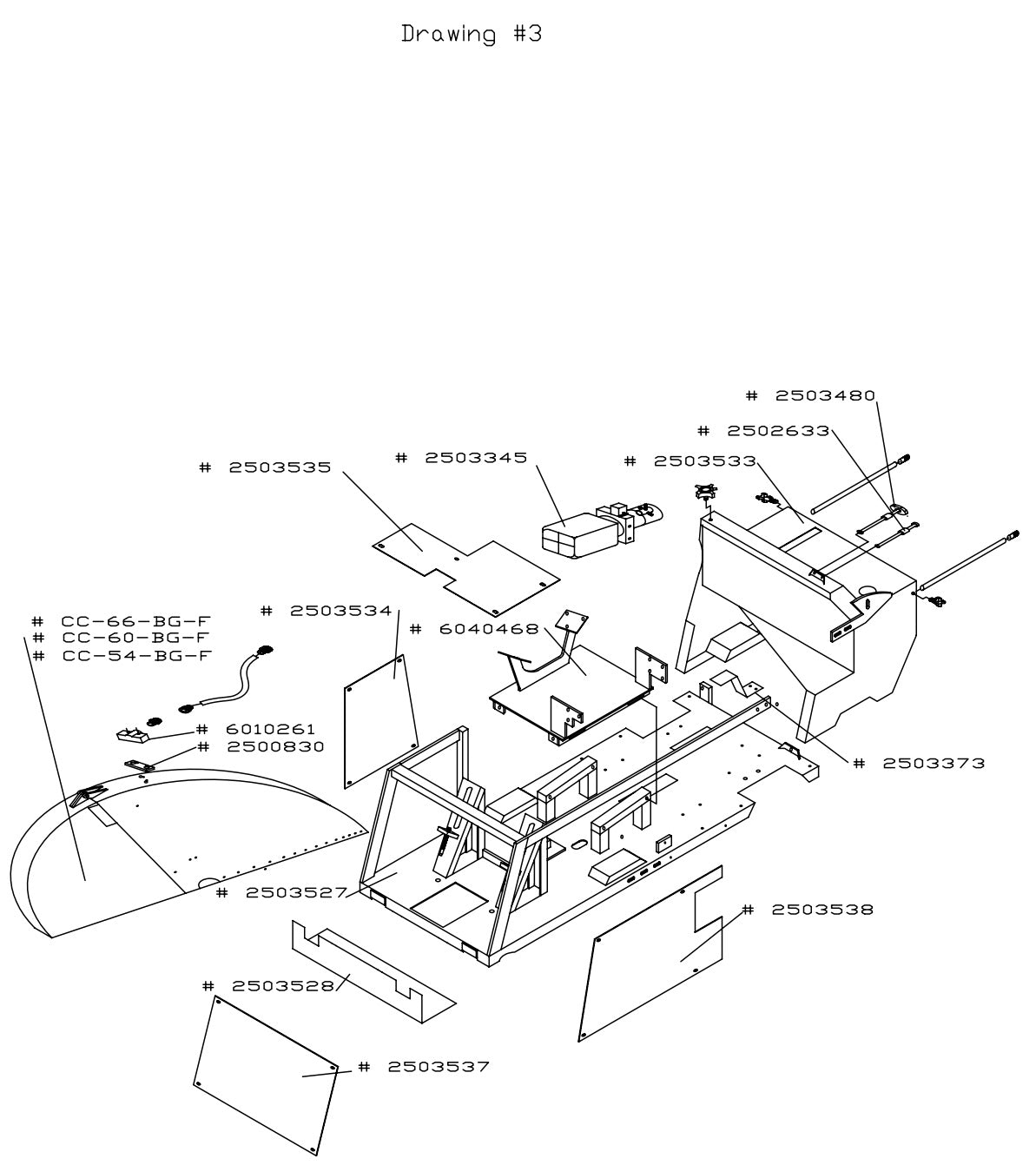CC-DC-SS Parts List Drawing - 3