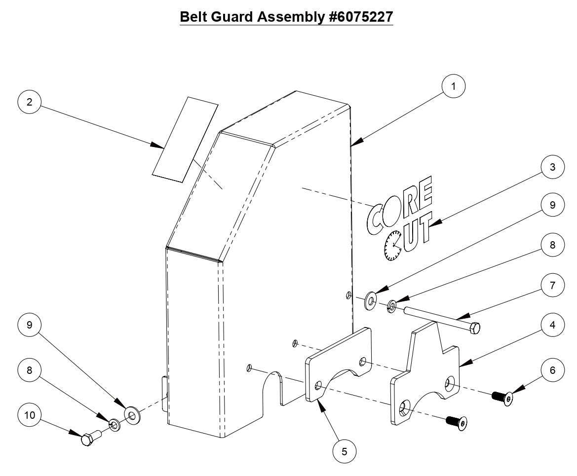 CC1507E Belt Guard Assembly