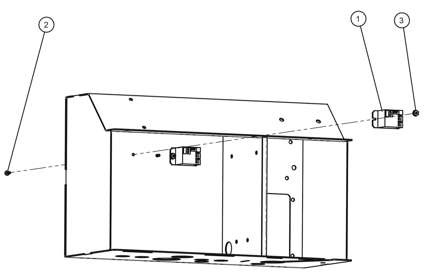 CE V-Series Night Lite Pro II4-Light Relay Parts By Allmand