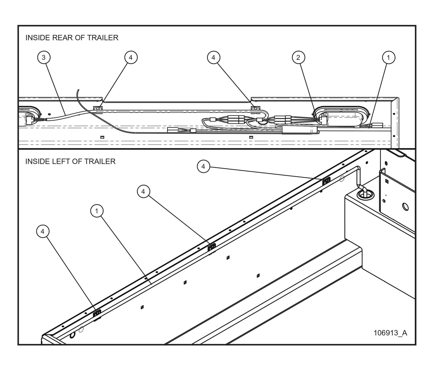 4-Pin Tail Light Harness w/ 7-Pole Adapter (Fig 2) Parts By Allmand