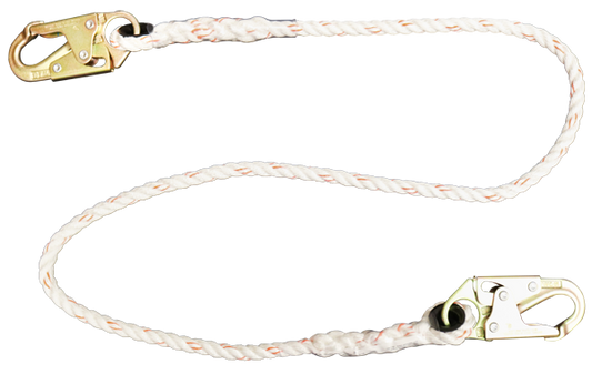 400 6 ft positioning lanyard, non-shock absorbing Yellow by FrenchCreek Production