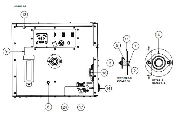 AW16-B Control Cabinet 1 Assembly Parts By Allen Engineering