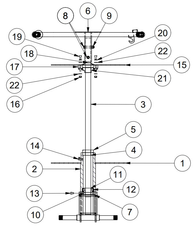 AW16-B Steering Column Assembly Parts By Allen Engineering