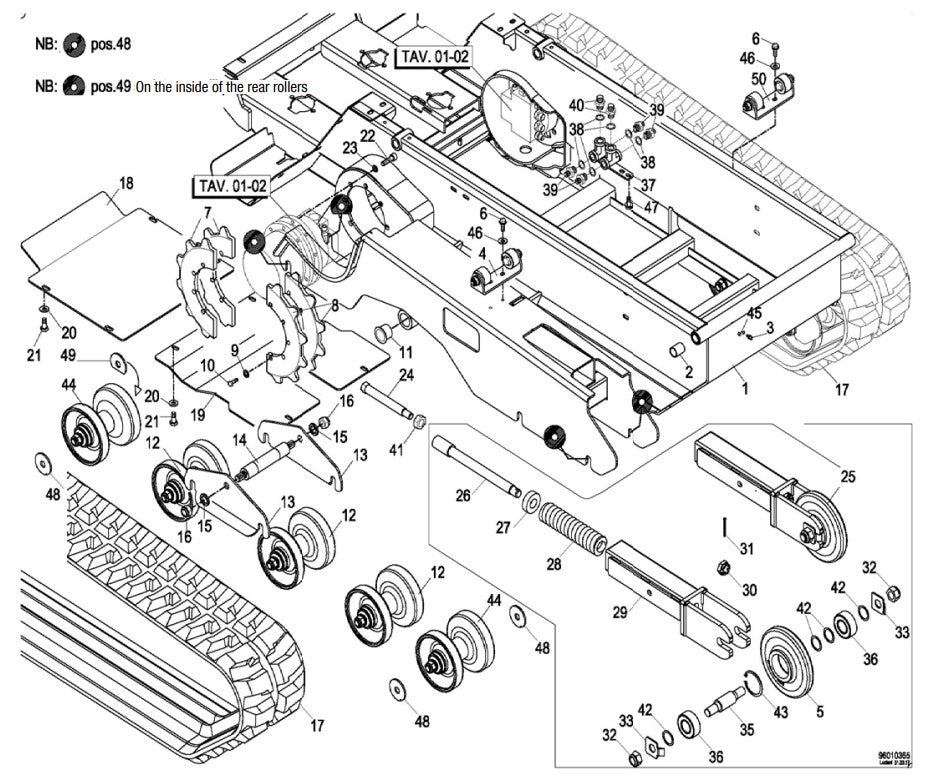 AT19S 01-01 Under-Truck Assembly Parts By Allen Engineering
