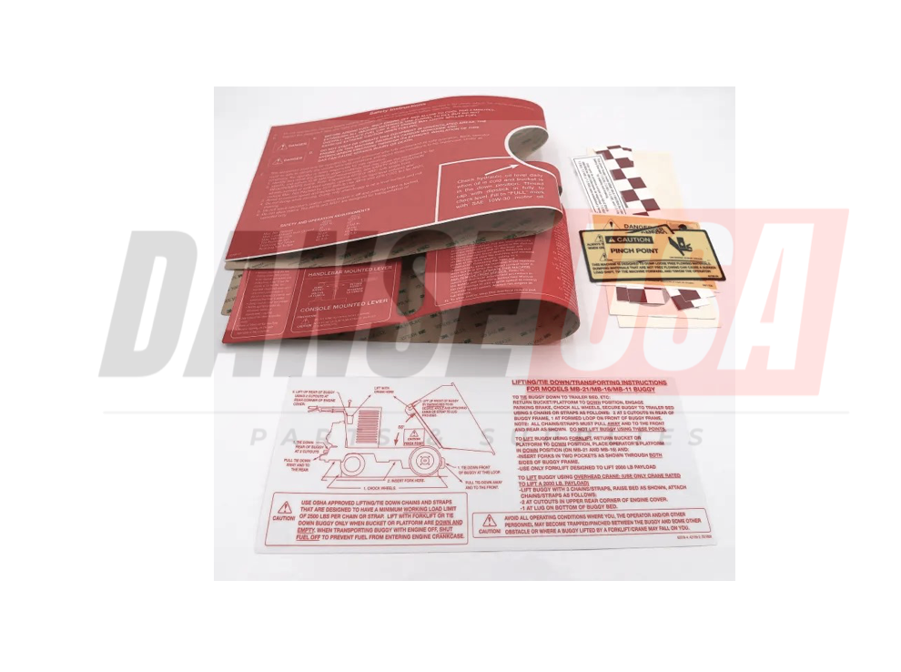 42109-32R Set, Decal F/Ar-16 Buggy Red by Allen Enginnering