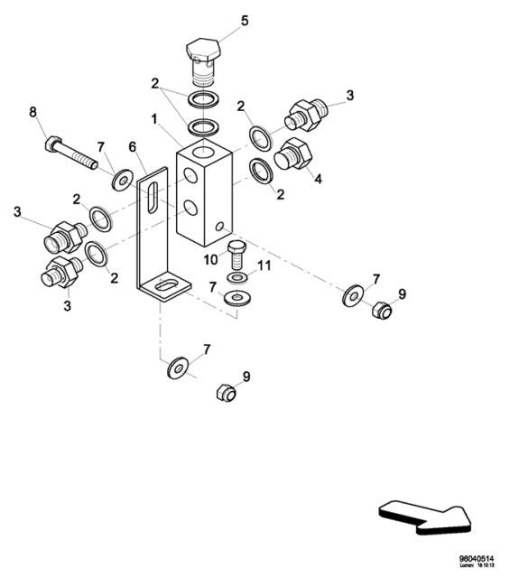 AT19S 04-06 Box for Drainages & Servo Controls Assembly Parts By Allen Engineering