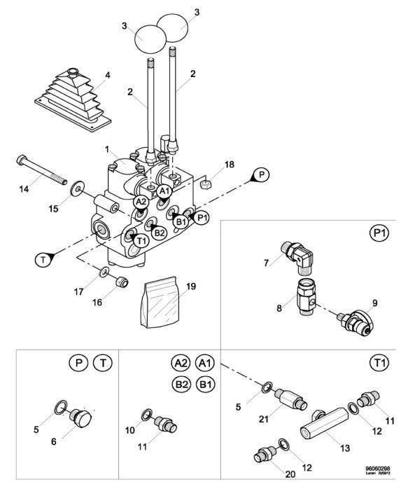 AT19S 06-04 Undertruck Functions Distributor Assembly Parts By Allen Engineering