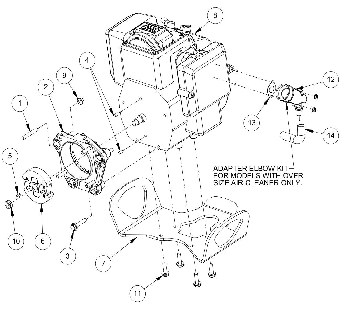 442 Engine Assembly Parts By MBW