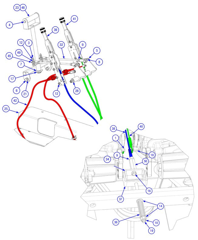AT16 Lever Assembly Parts By Allen Engineering