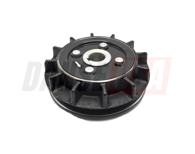 466347700 Clutch Assembly with Fan for MVH206D Reversible Plate Compactor by Multiquip Mikasa