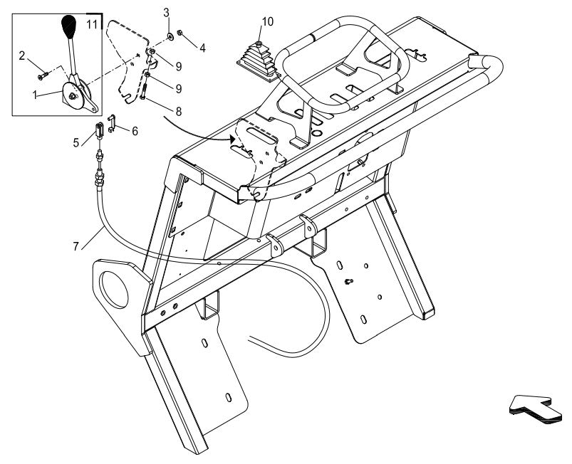 AT14F & AT14S Throttle Assembly Illustration Parts By Allen Engineering