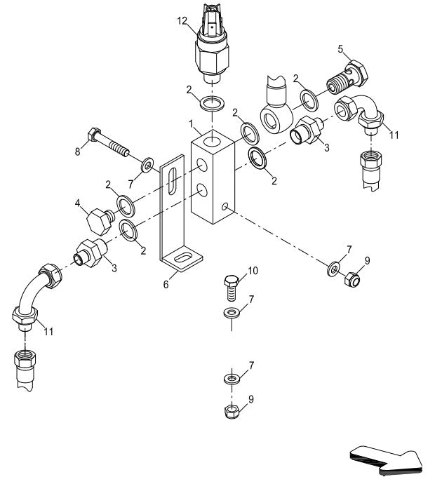 AT14F & AT14S Block Drainages and Servos Illustration Parts By Allen Engineering