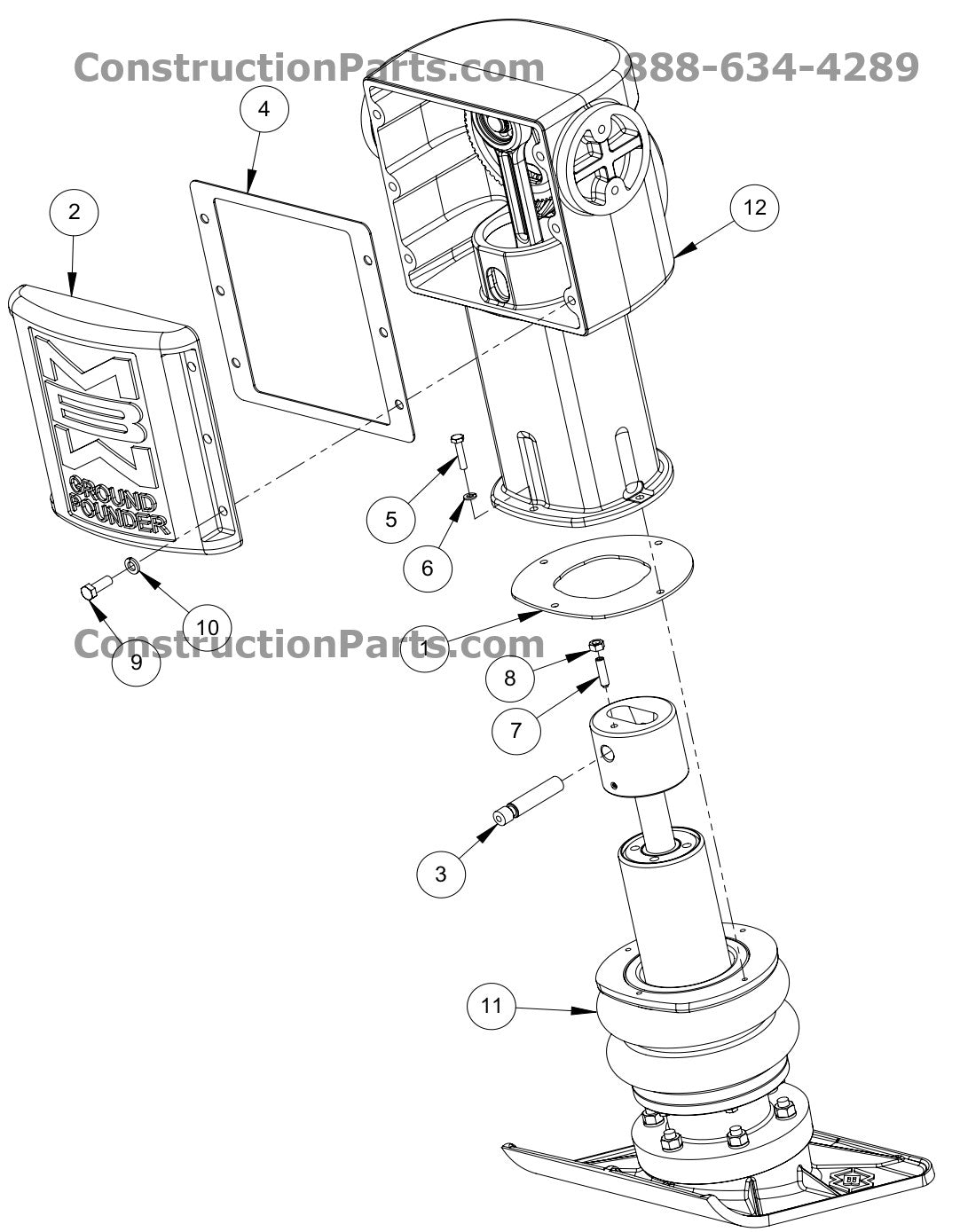 480/481 Gearbox and Lower Unit Assembly Parts By MBW