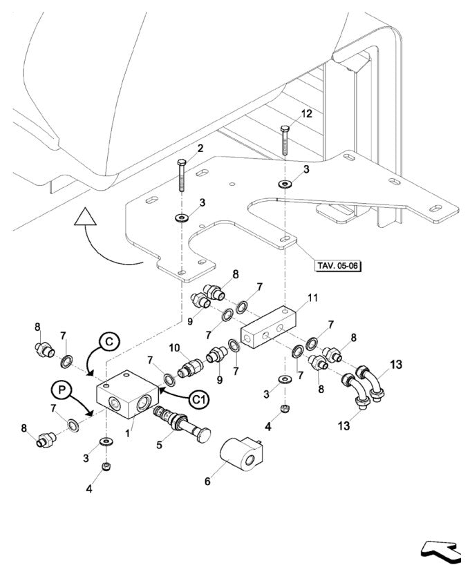 03-02 Hydraulic Servo Control System Assembly Parts-ATD5000 By Allen Engineering