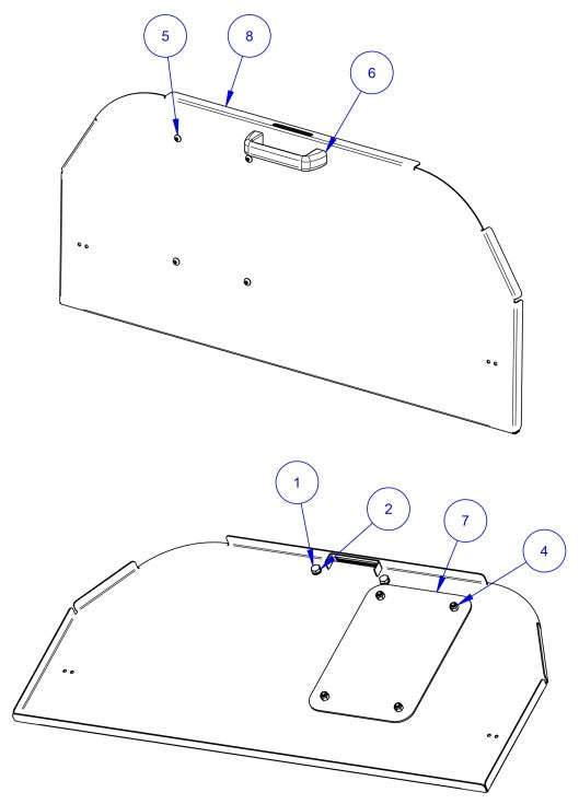 MP245 (pre 2021) Front Screen Assembly Parts by Allen Engineering