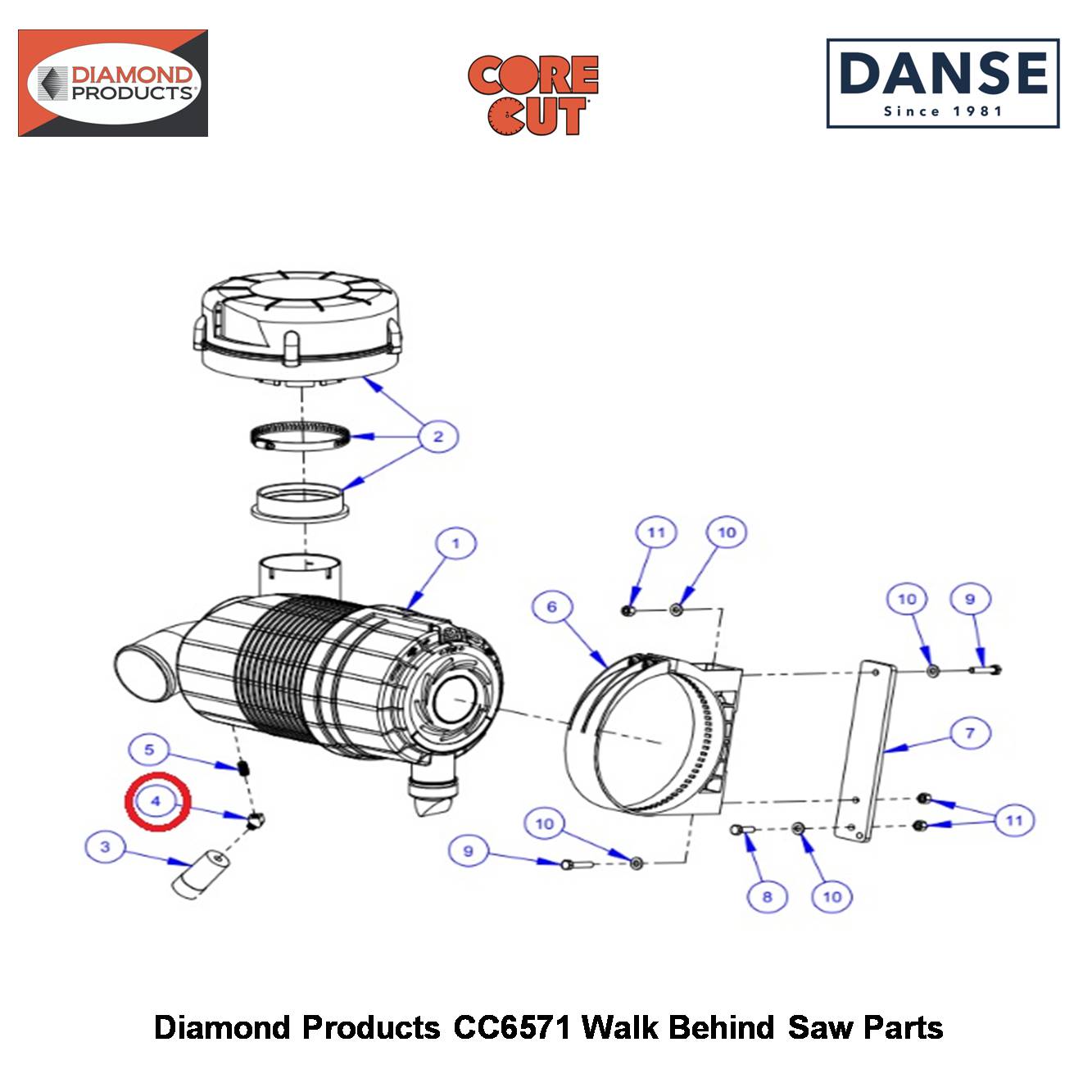 1/8" Street Elbow 45 Deg. 3200099 Fits Core Cut CC6571 Walk Behind Saw By Diamond Products