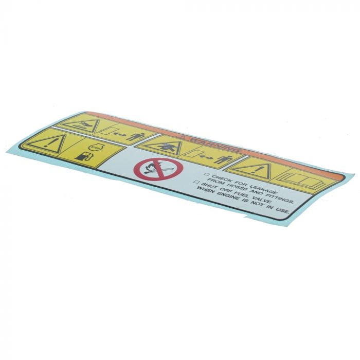 Wacker Neuson 5000156529 Label-Warning fits Wacker VP1340, VP1550 Compactors