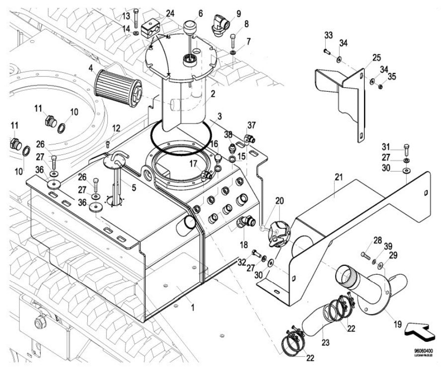 06-01 Reservoir Tanks Assembly Parts-ATD5000 By Allen Engineering