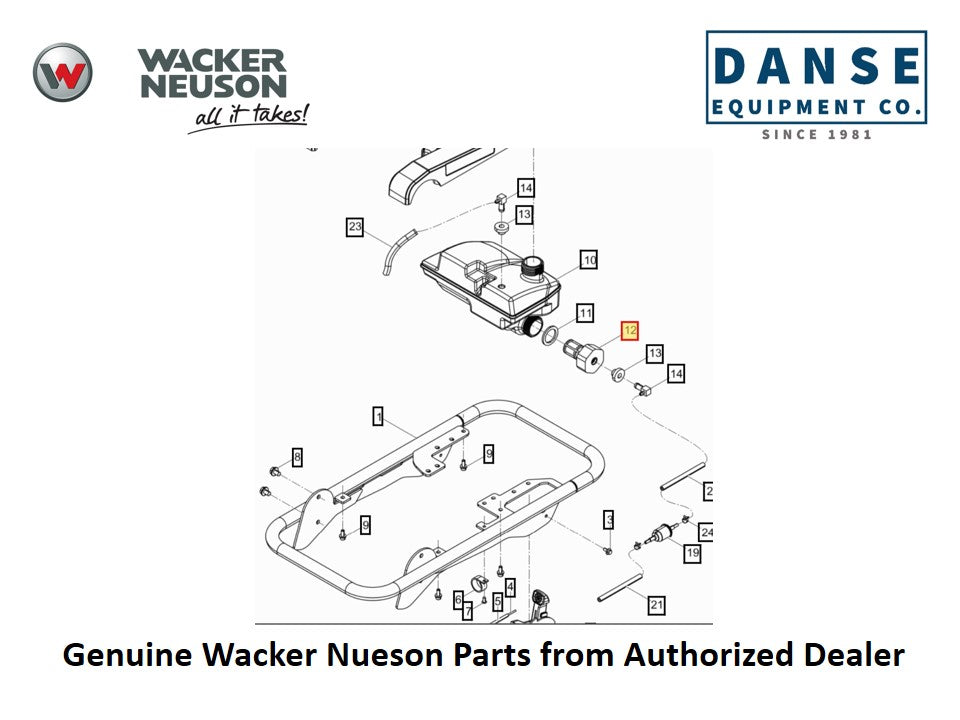 5100028935 Water Filter fits BS50-2 Vibratory Rammers by Wacker Neuson
