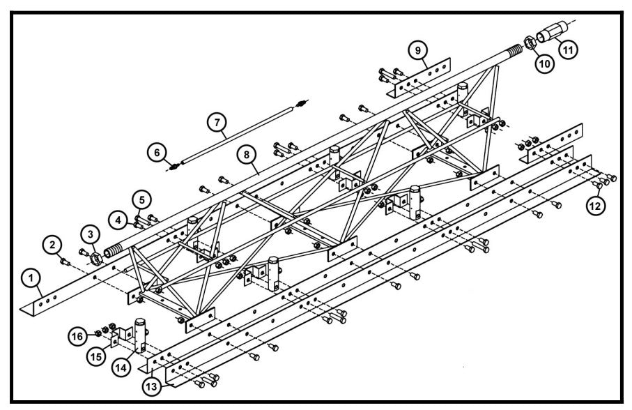 SA12 Assembly 7-1/2' Section By Allen Engineering
