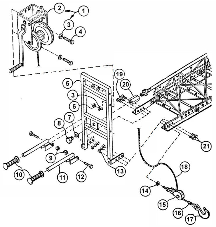 SA12 END Handle Assembly By Allen Engineering