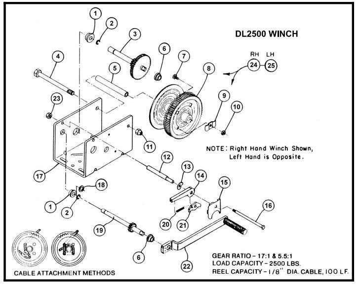 SA12 Winch Assembly By Allen Engineering