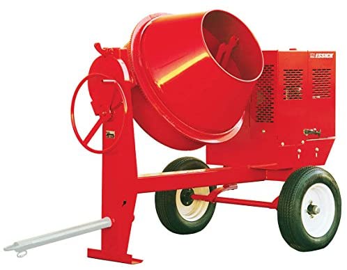 Steel Drum, 4 Cu Ft, Electric or Honda GX120 Engine Powered Concrete Mixer by Multiquip Whiteman MC44SH MC44SE