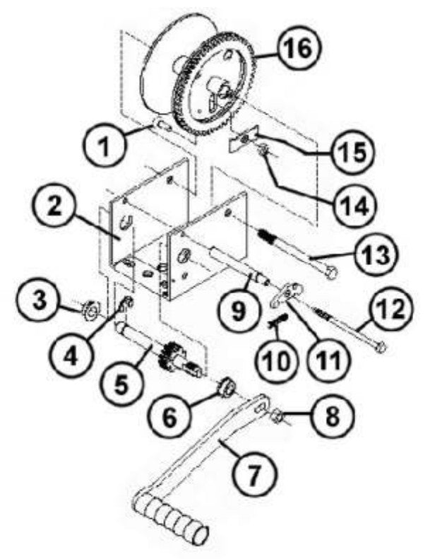 DL1200 Winch Assembly Parts By Allen Engineering