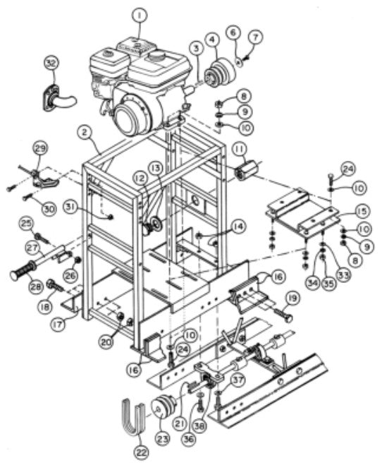 END Mount Engine Assembly Parts By Allen Engineering