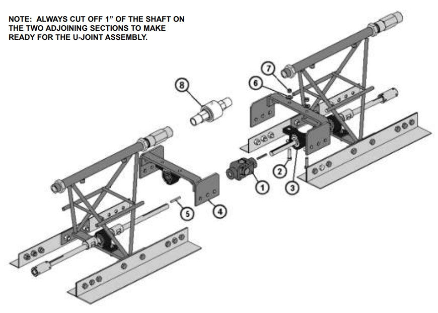 U-Joint Kit Assembly Parts By Allen Engineering