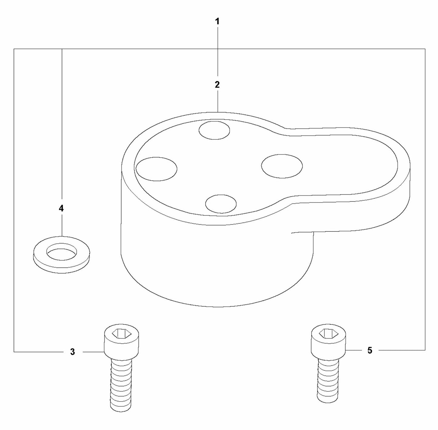 LT 5005 Shock Absorber Repair Kit Assembly Parts by Husqvarna