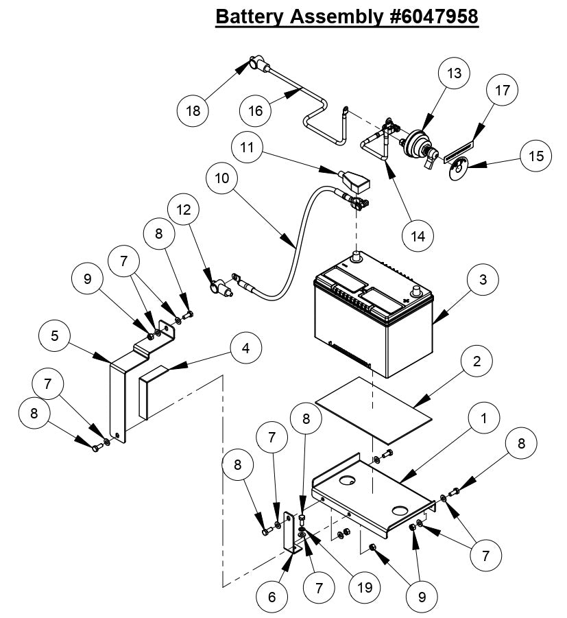 CC2500 Battery Assembly