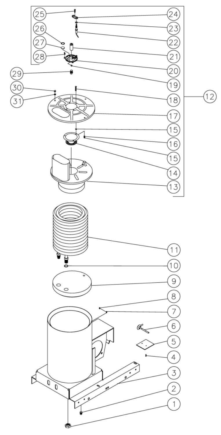 HSE-1250-0M11 Boiler Assembly Parts by Mi-T-M