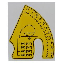 Husqvarna Sticker Sector fits FS400 LV Floor Saw Parts 543079619 543 07 96-19