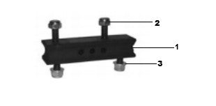 DA 4059 Vibro Mounts Assembly Parts- HD7070, HD8080 By Allen Engineering