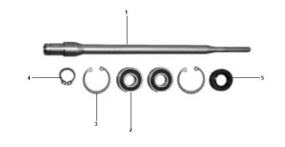 DA 4080 Drive Shaft Assembly Honda Assembly Parts- HD7070, HD8080 By Allen Engineering