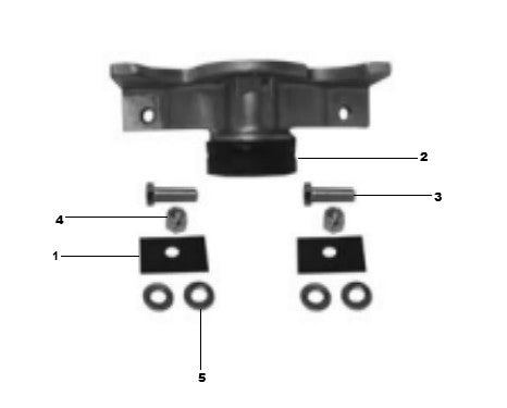 DA 4102 Housing Weight Assembly Parts- HD7070, HD8080 By Allen Engineering