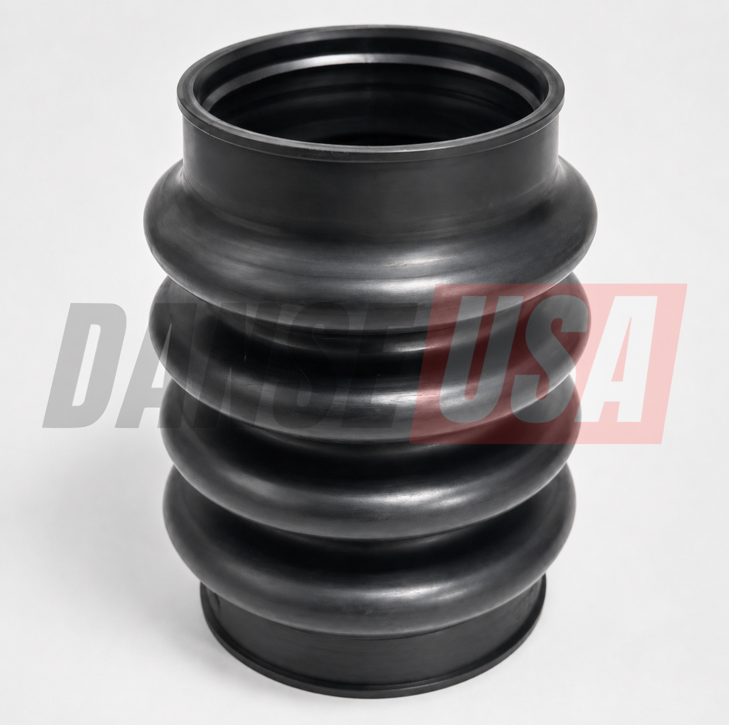 Husqvarna LT 5005 rammer leg bellows OEM part 594651901, heavy-duty rubber accordion for spring unit