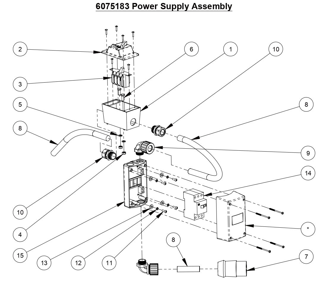 CC1507E Power Supply Assembly