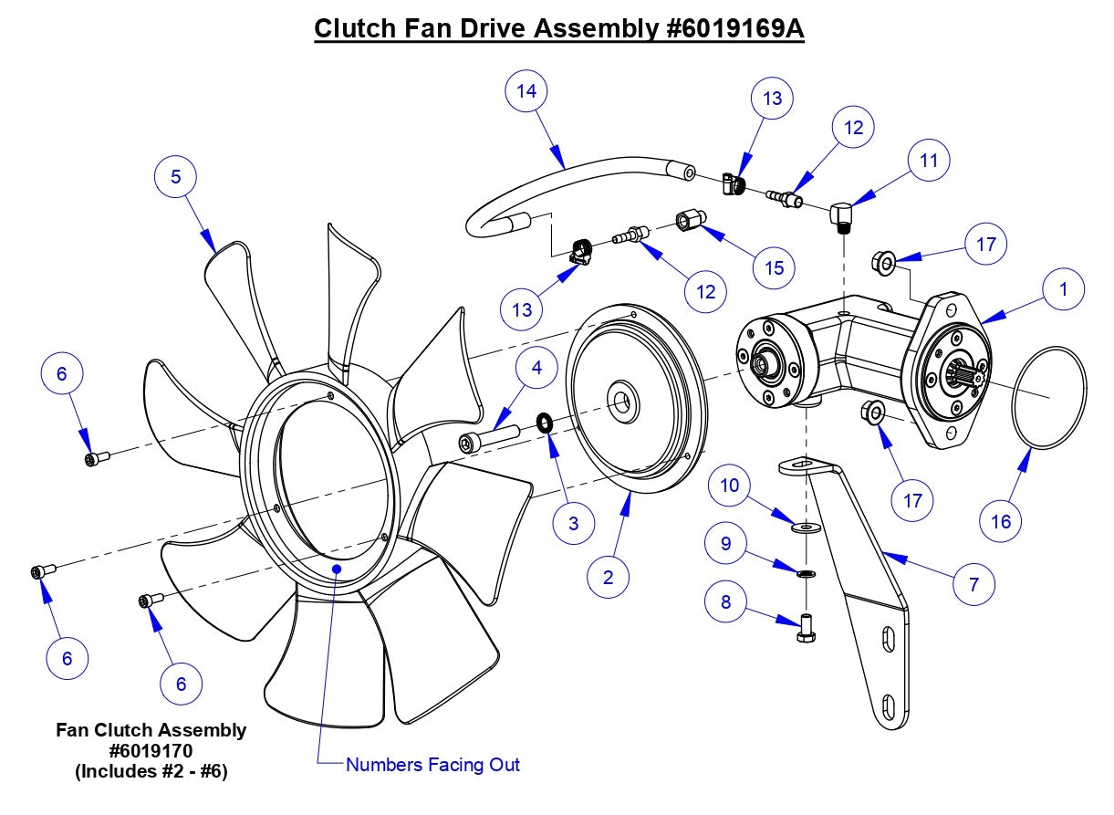 CC6571 Clutch Fan Drive Assembly